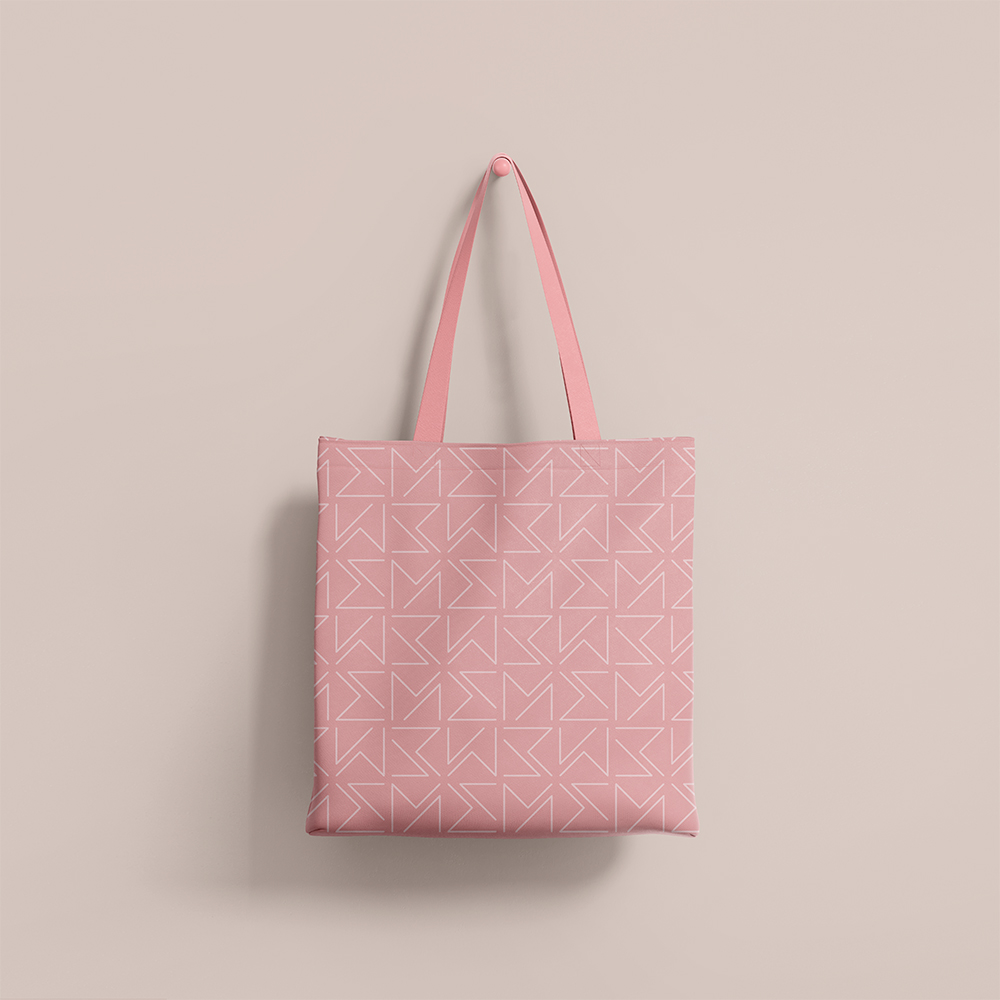 Torba z nadrukiem logo salonu KW