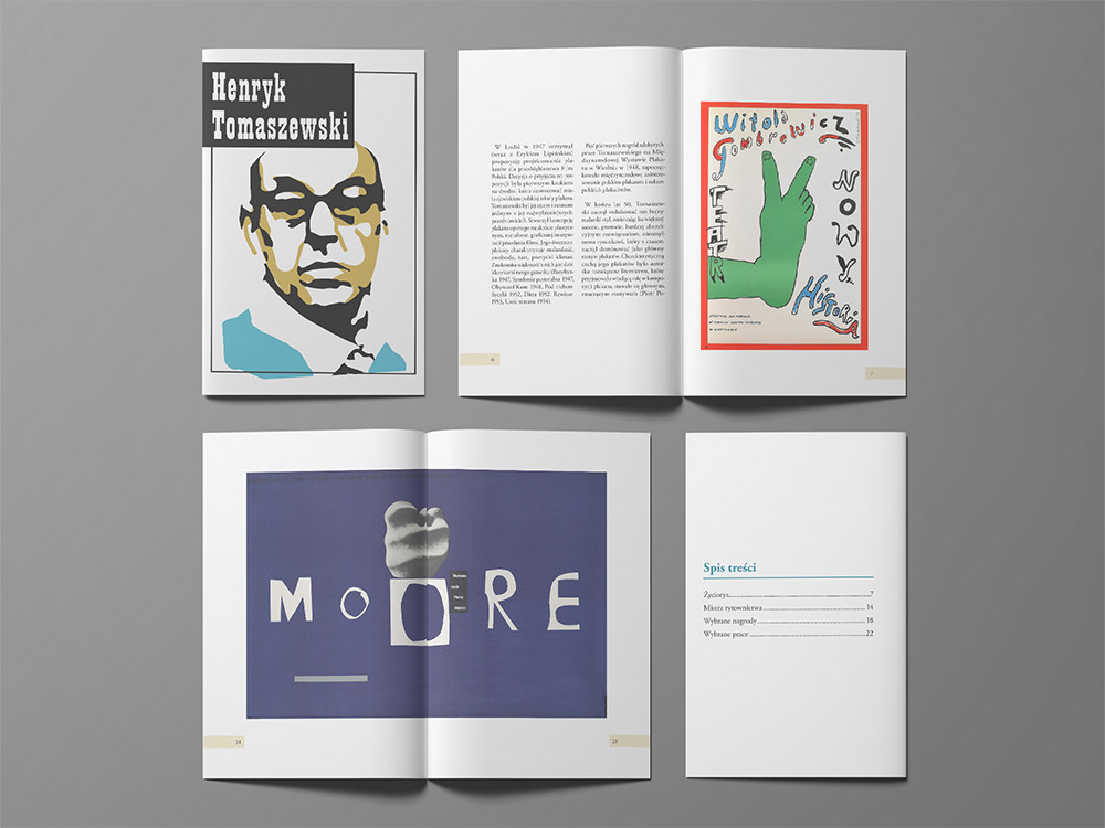 Okładki gazetek o projektantach - h tomaszewski