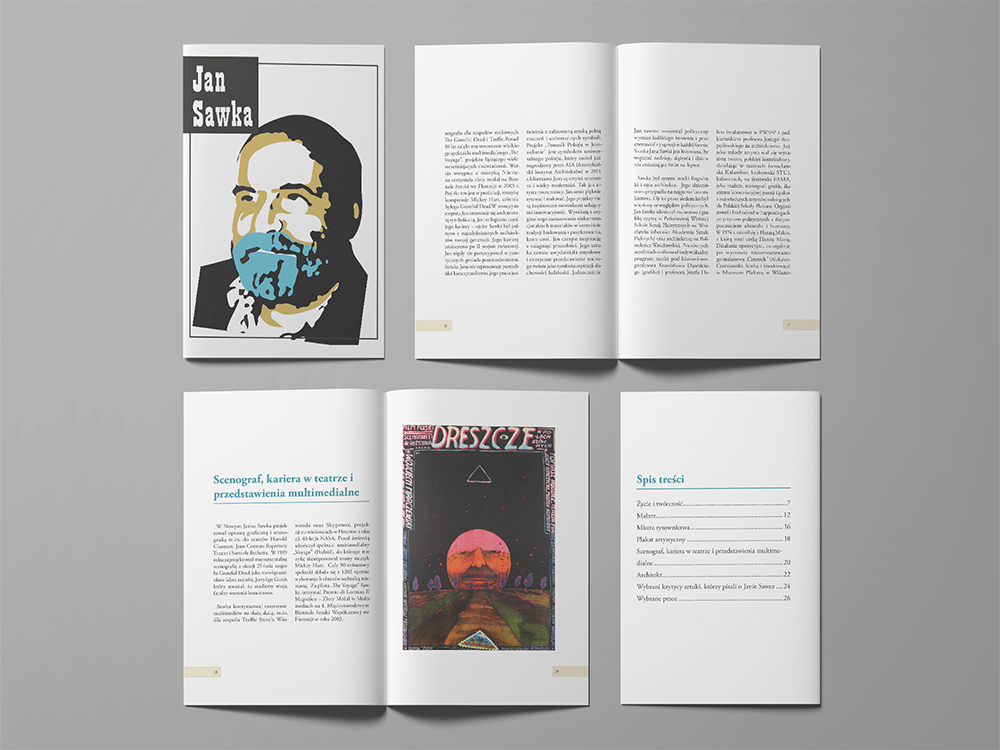 Wnętrze publikacji – układ treści - j sawka