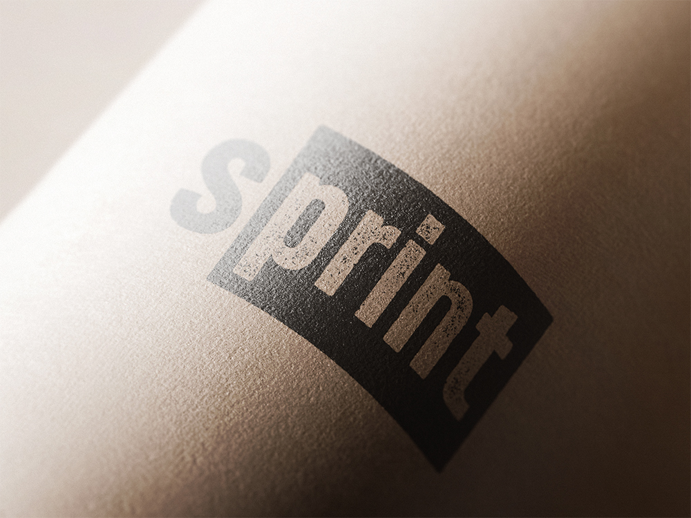 Wizualizacja logo na papierze