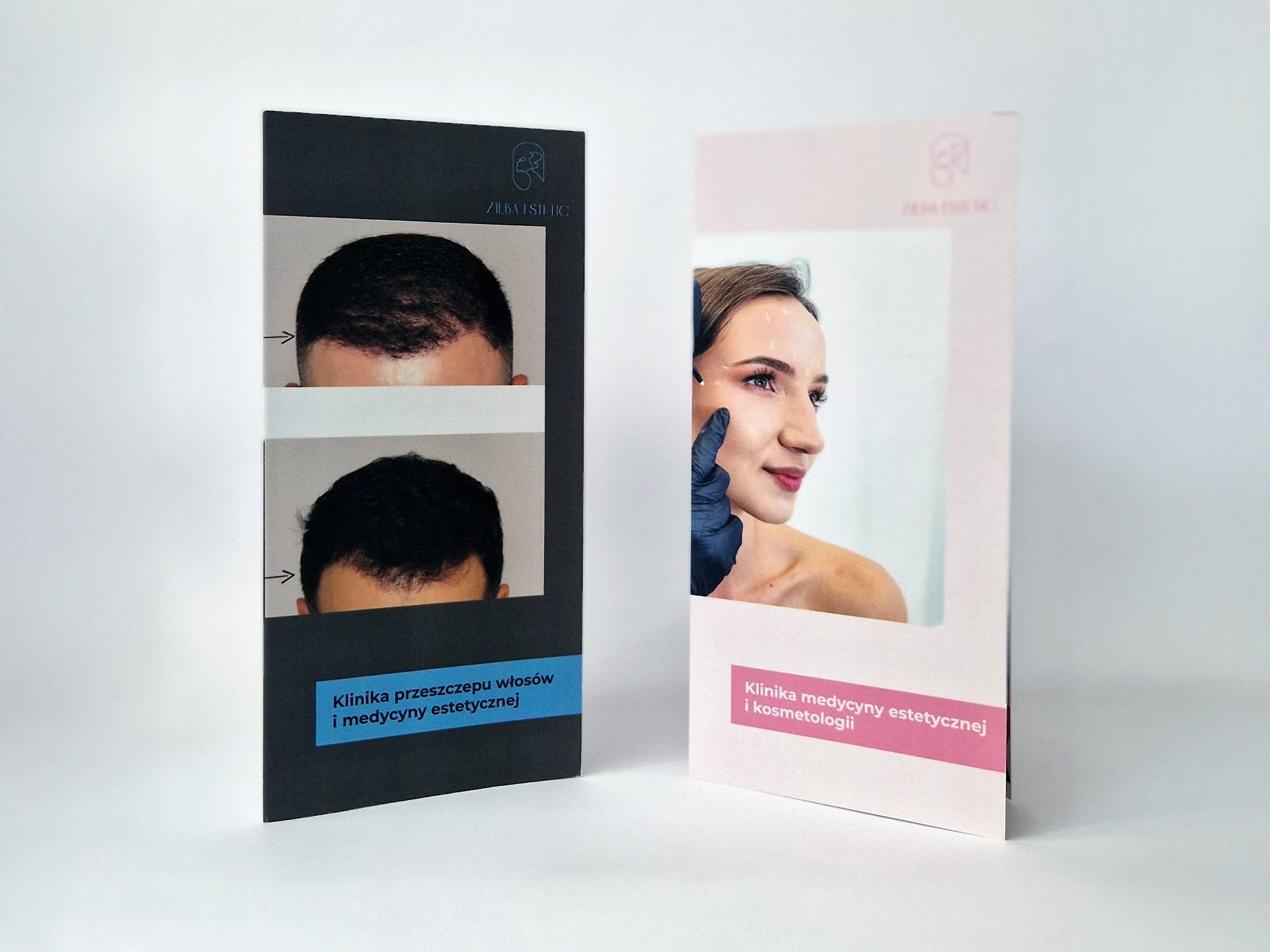 Ulotka trójdzielna - dwie okładki